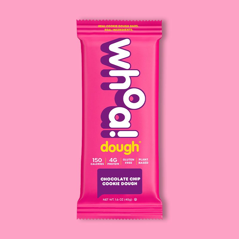 Chocolate Chip Cookie Dough Bar - Whoa Dough