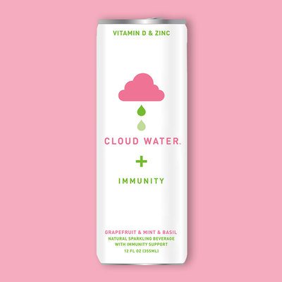 Cloud Water + Immunity - Grapefruit & Mint & Basil