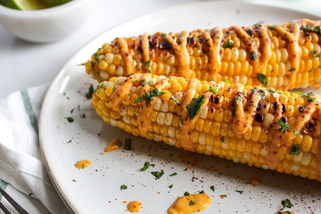 Cheesy Grilled Corn - Core and Rind