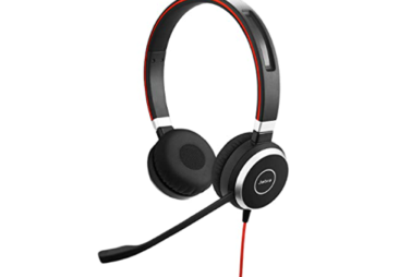A USB headset.