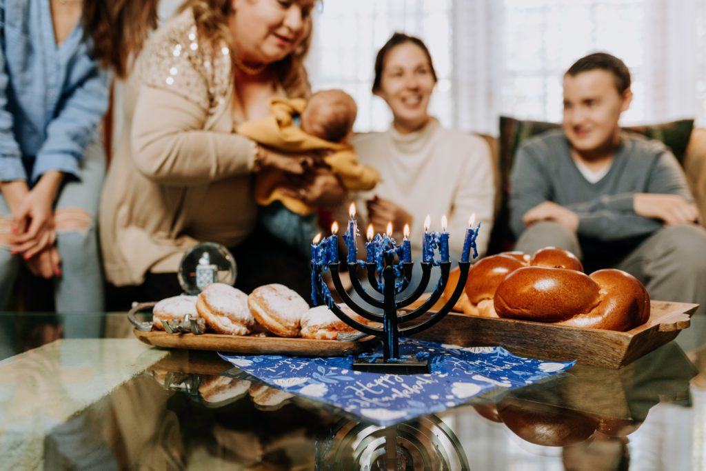 Families get together for Hanukkah