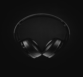 noise canceling black headphones