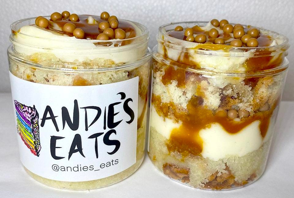 Cake in a jar