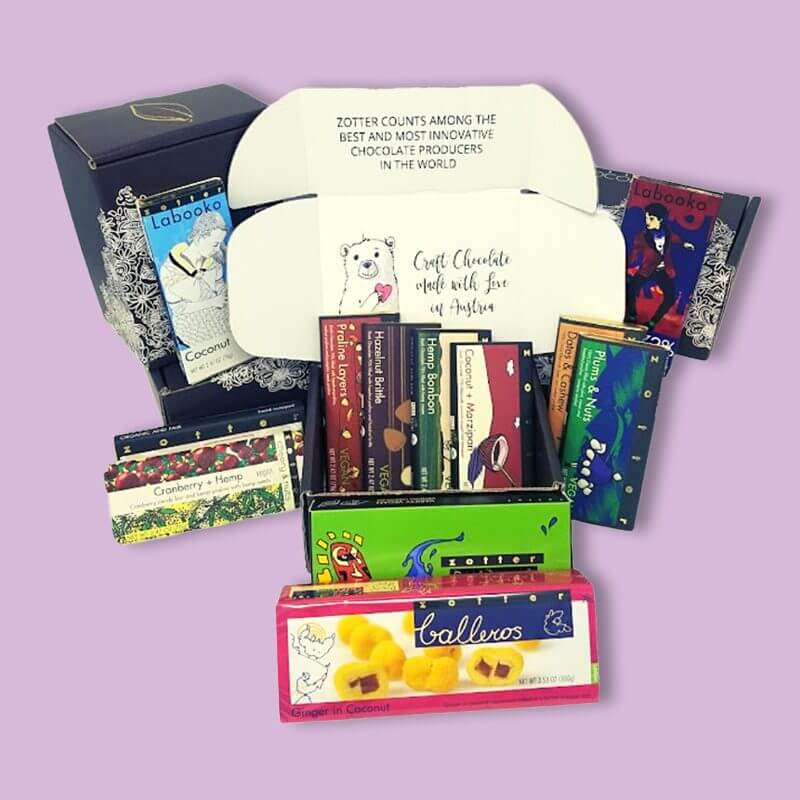 Vegan mix chocolate box