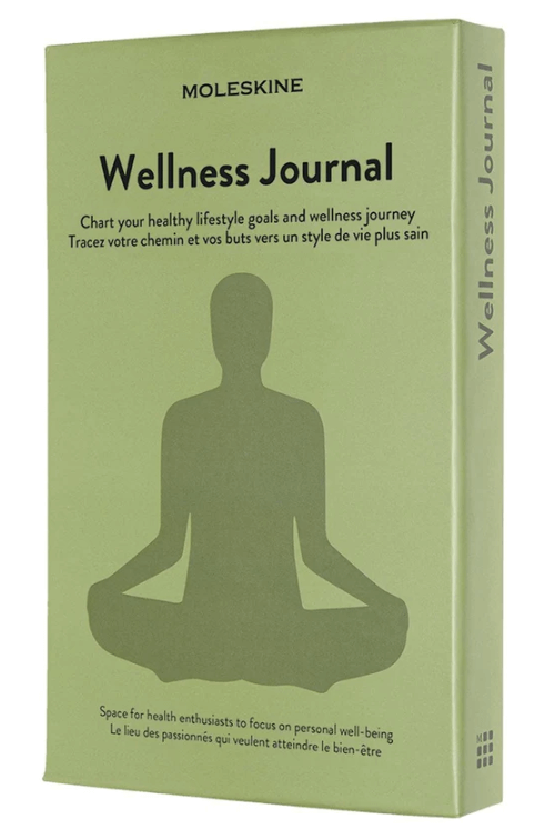 A brand new green wellness journal from Moleskine.